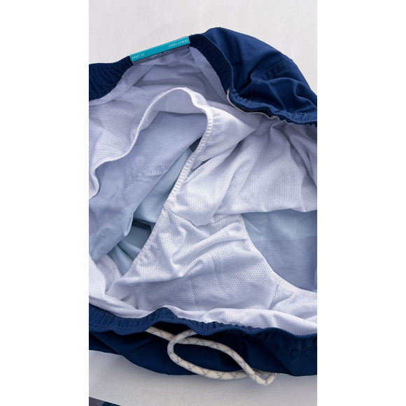 Trinity Coast Mens Blue Colorblock Swim Trunks 9" Drawstring Waist Size 2XL NWT - Picture 5 of 10